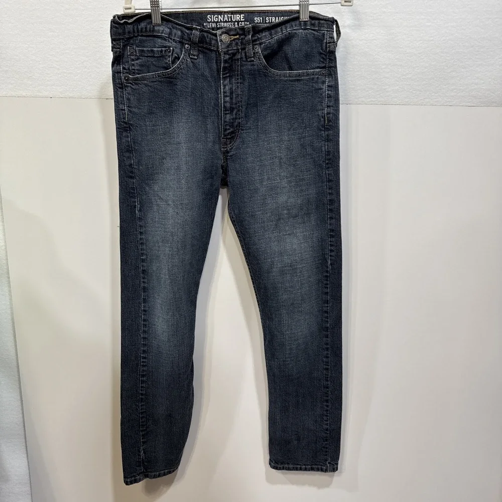 Men's Levi's S40196 Blue Denim Jeans‎ 34x32 Straight S51